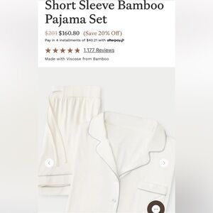 Cozy Earth Short Sleeve Pajamas